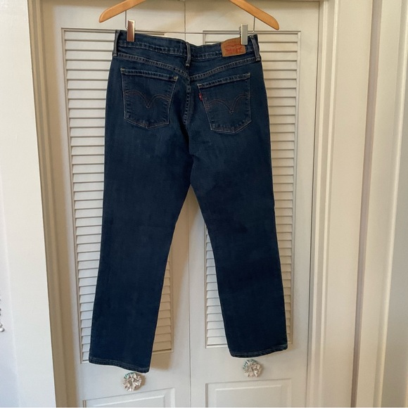 Levi’s 505 Straight Denim Blue Jeans, Size 6 - Picture 5 of 11